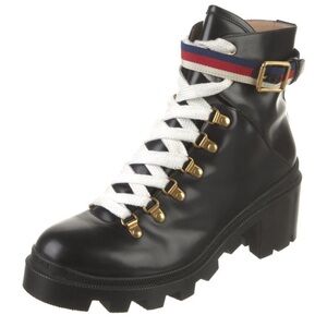 !SOLD! Gucci Sylvie web boots
